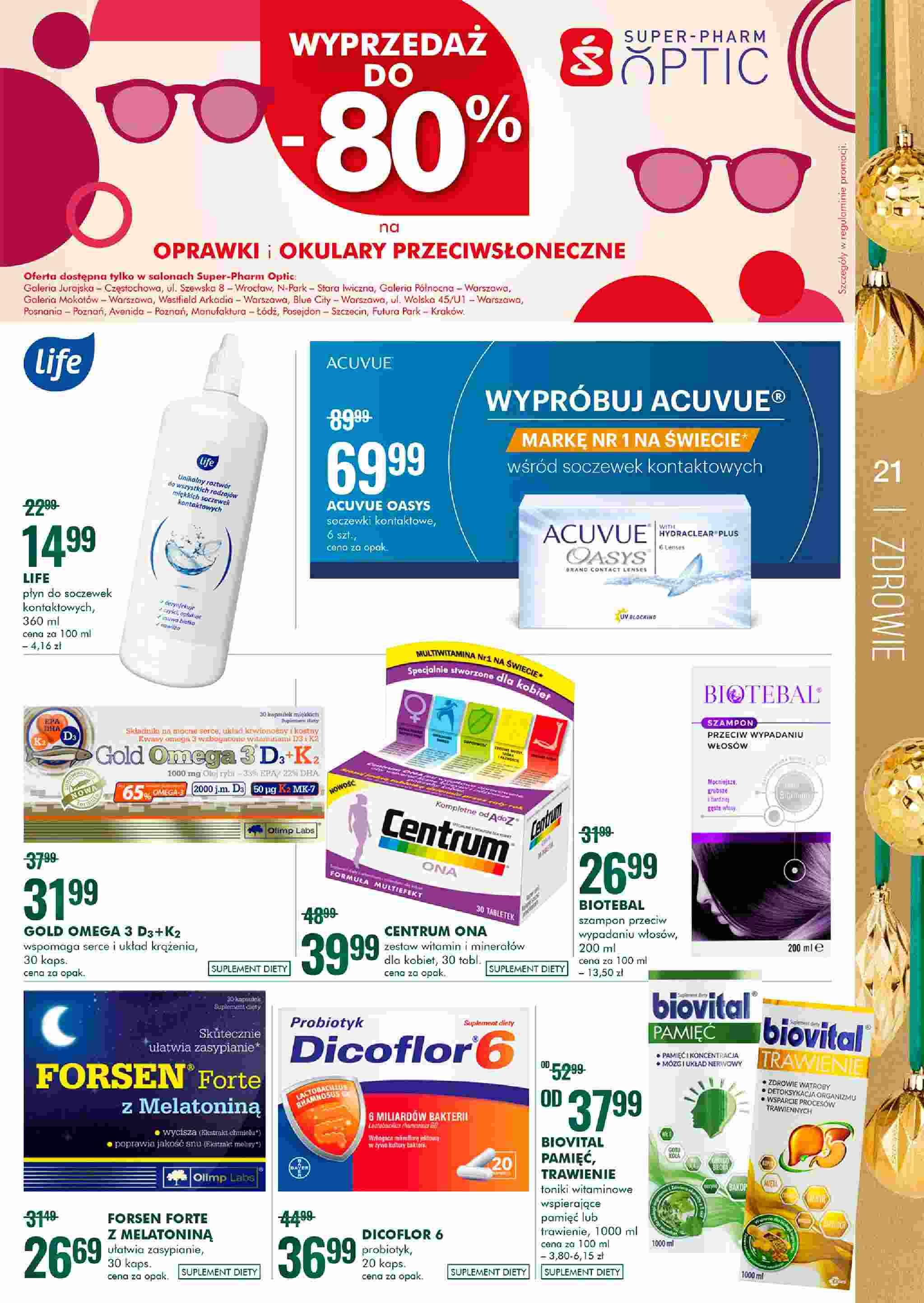 Gazetka promocyjna Superpharm str. 21