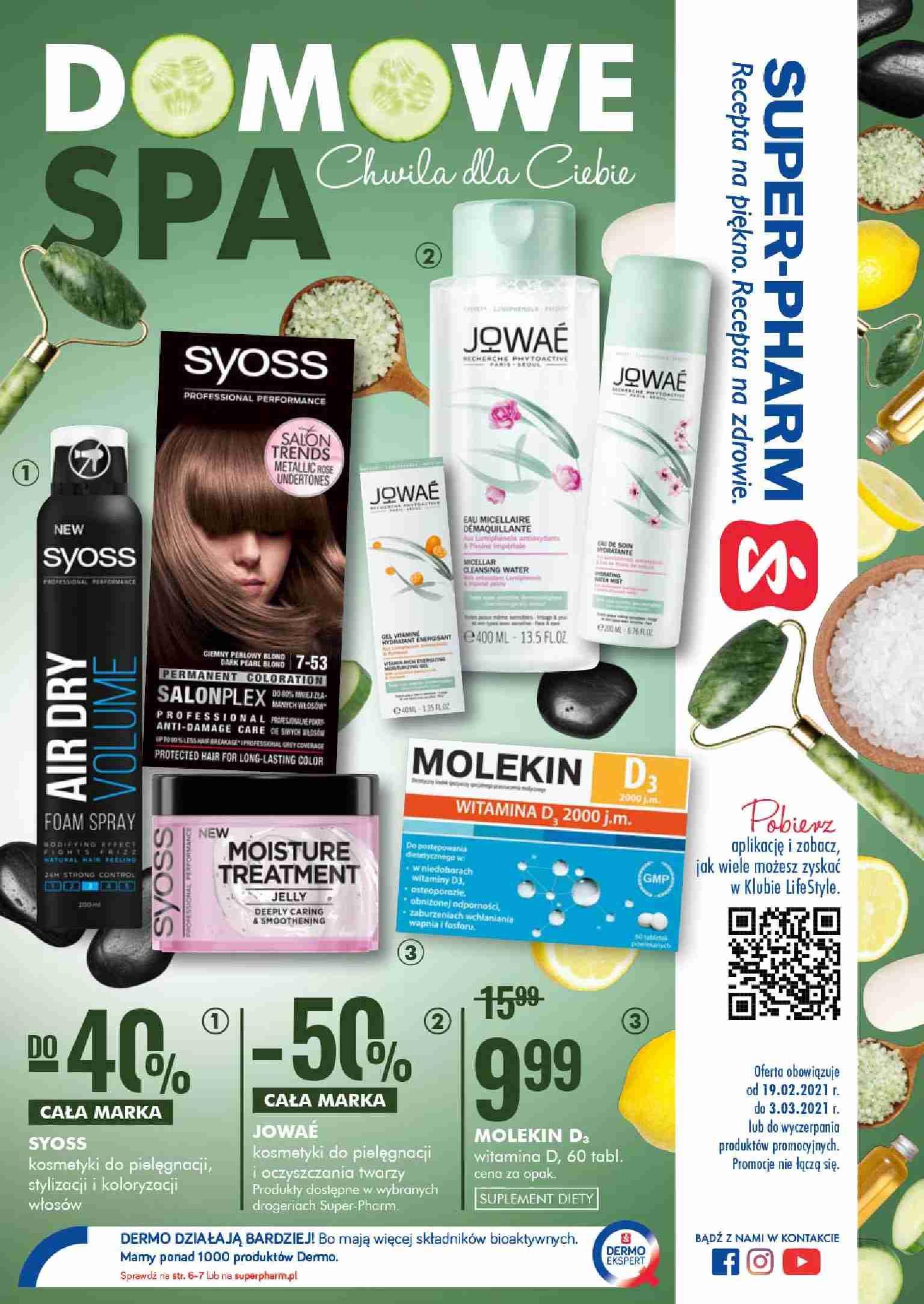Gazetka promocyjna Superpharm str. 1