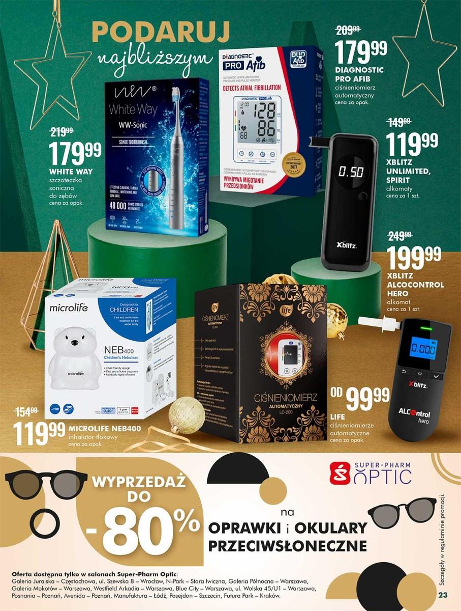 Gazetka promocyjna Superpharm str. 23