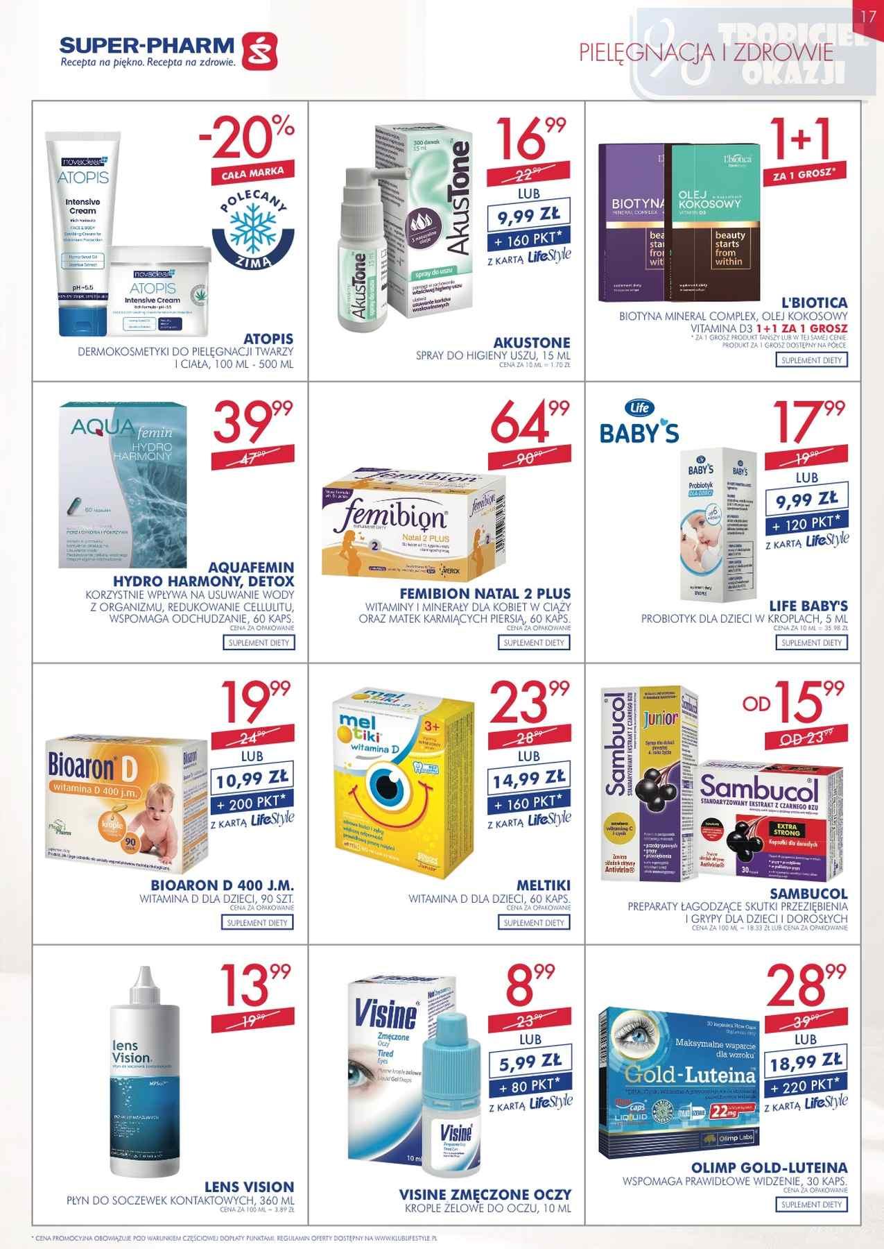 Gazetka promocyjna Superpharm str. 17