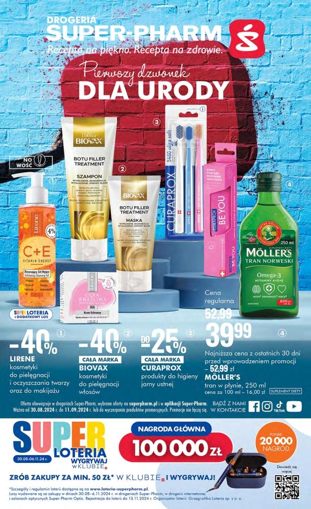 Gazetka promocyjna Superpharm str. 1