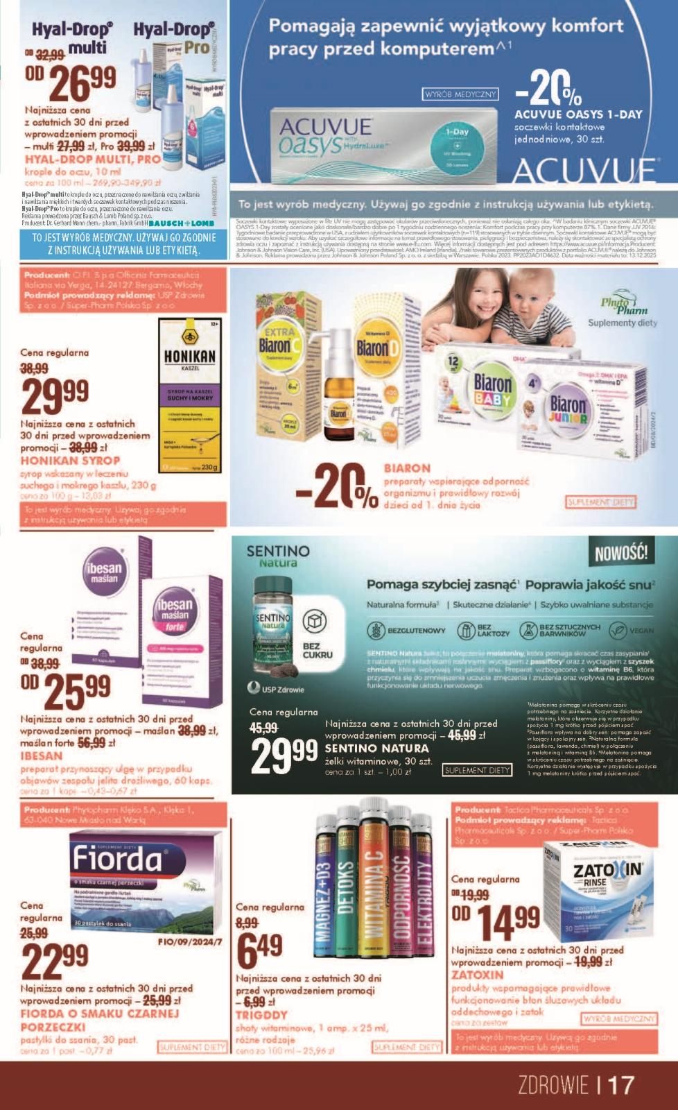 Gazetka promocyjna Superpharm str. 17