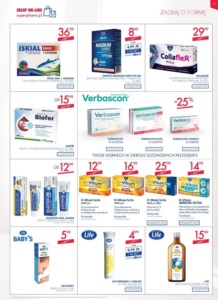 Gazetka promocyjna Superpharm str. 13