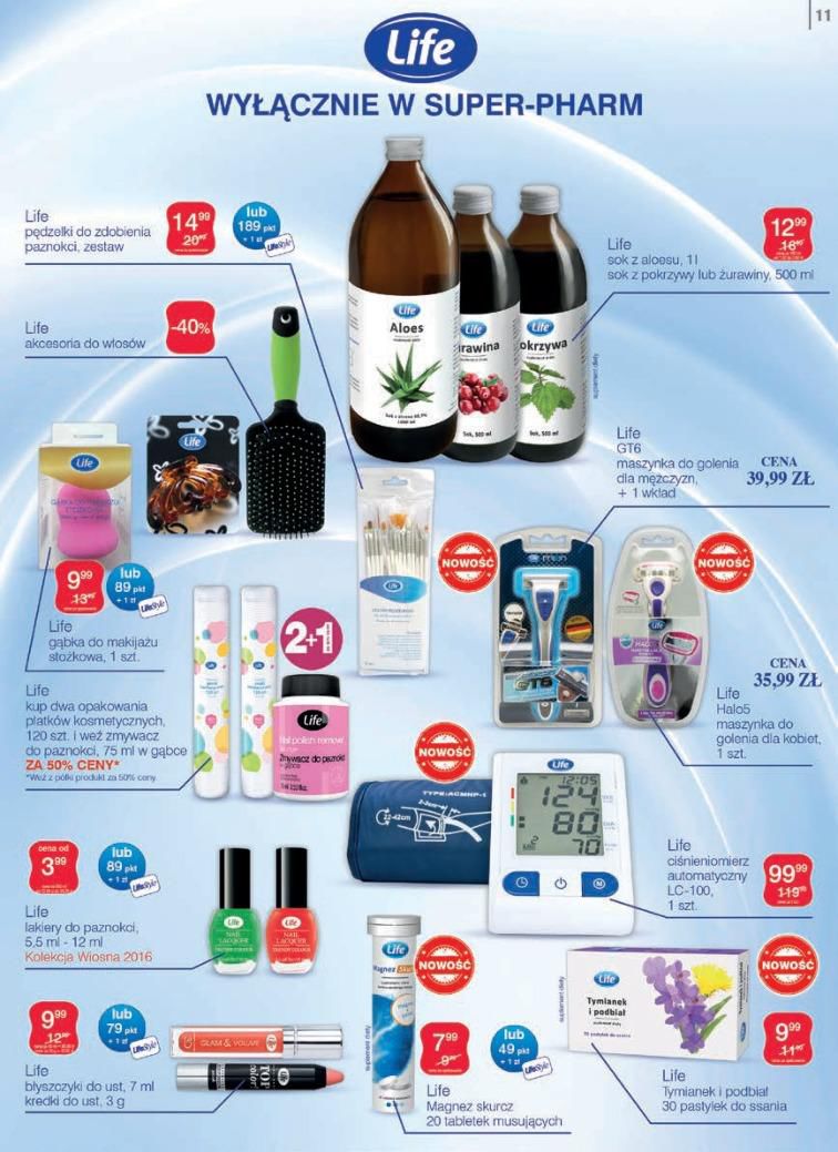 Gazetka promocyjna Superpharm str. 11