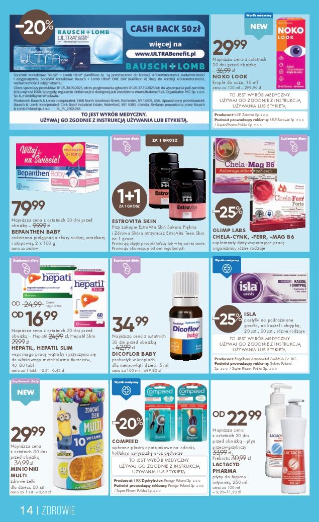 Gazetka promocyjna Superpharm str. 14