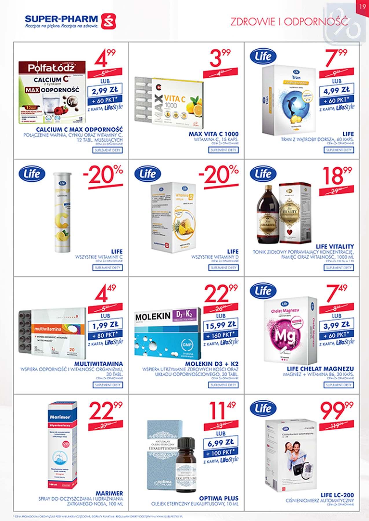 Gazetka promocyjna Superpharm str. 19