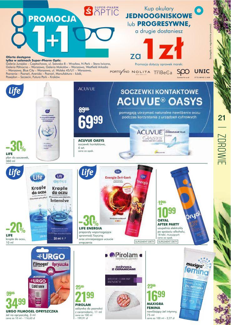 Gazetka promocyjna Superpharm str. 21