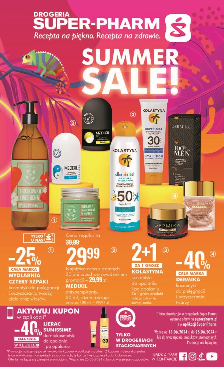 Gazetka promocyjna Superpharm str. 1