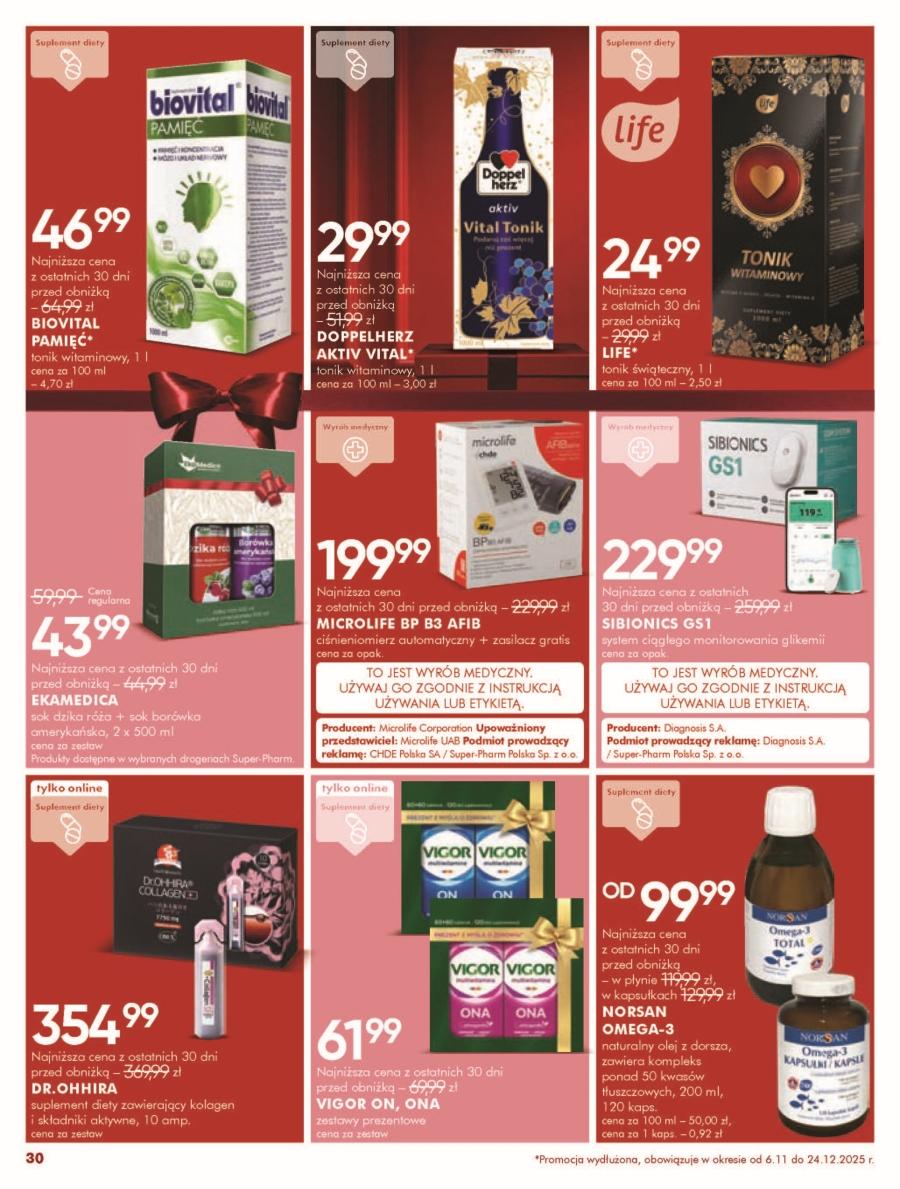 Gazetka promocyjna Superpharm str. 30