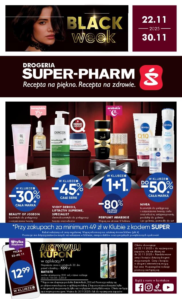 Gazetka promocyjna Superpharm str. 1