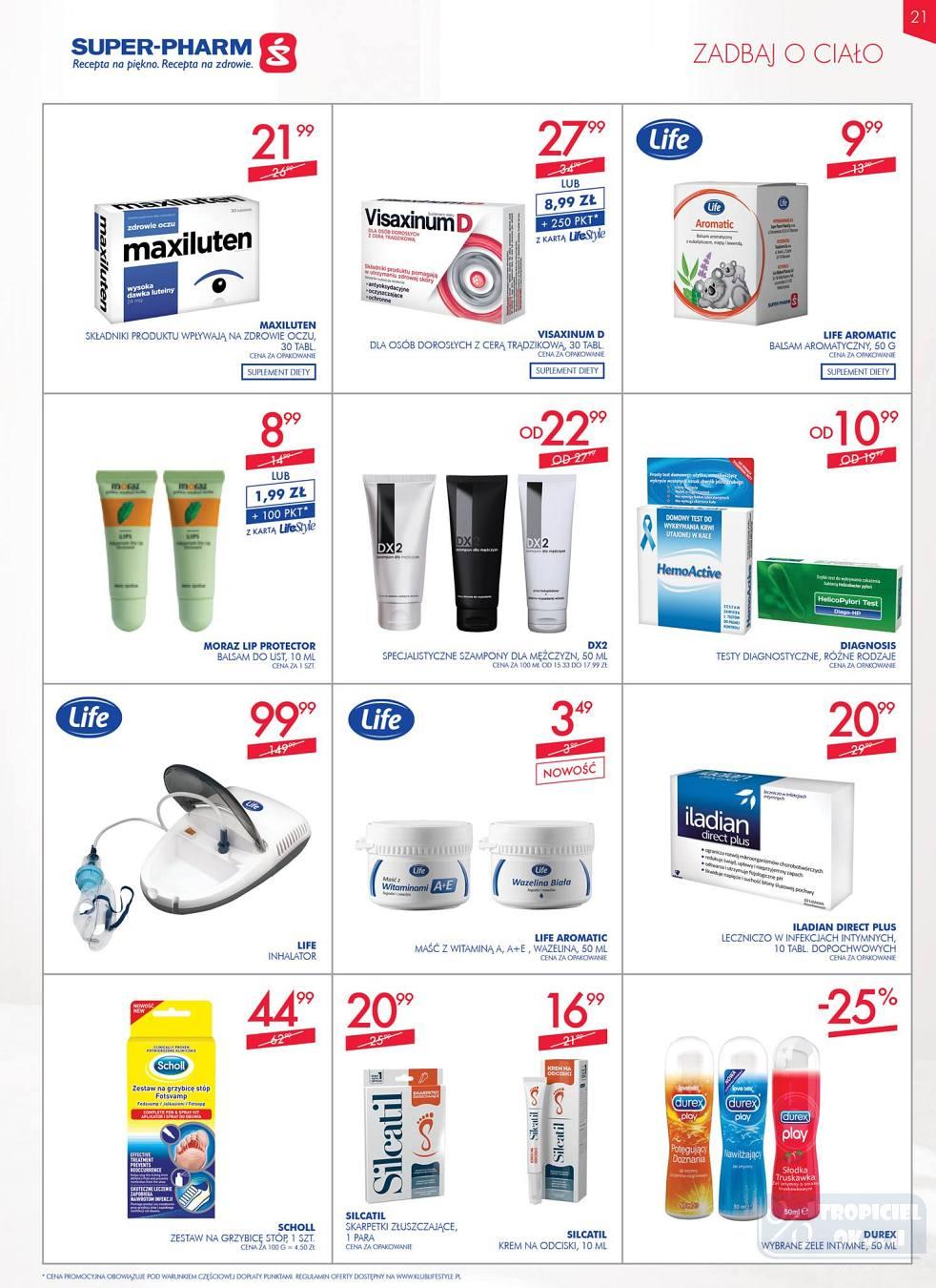 Gazetka promocyjna Superpharm str. 21