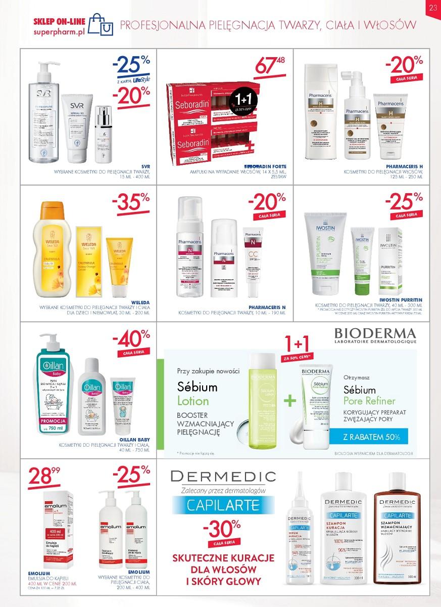 Gazetka promocyjna Superpharm str. 23