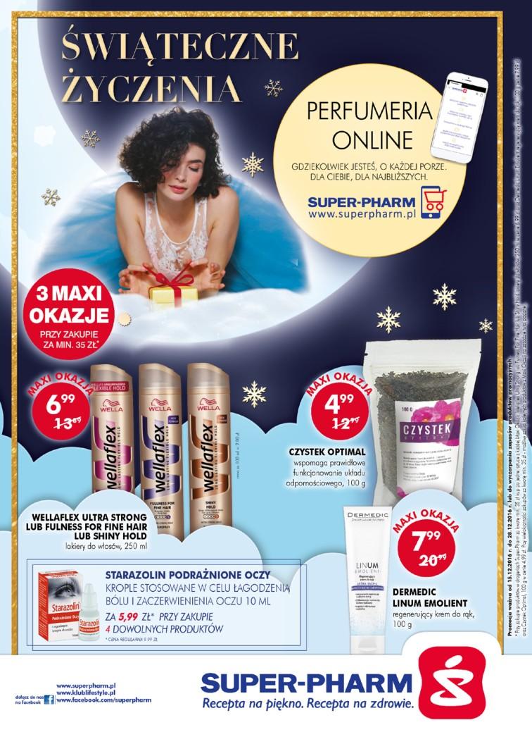 Gazetka promocyjna Superpharm str. 1
