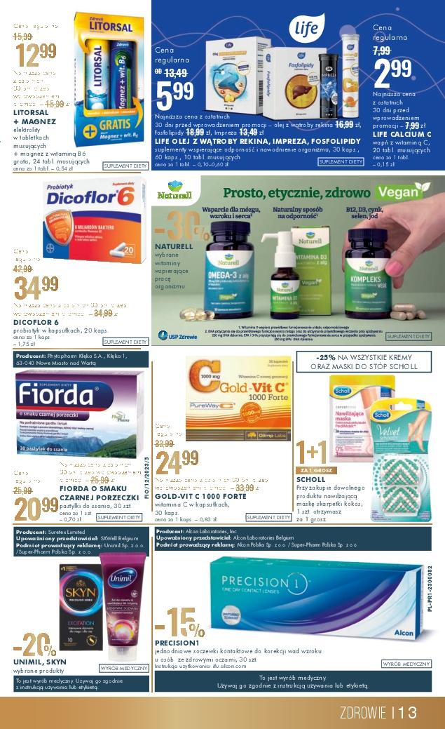 Gazetka promocyjna Superpharm str. 13