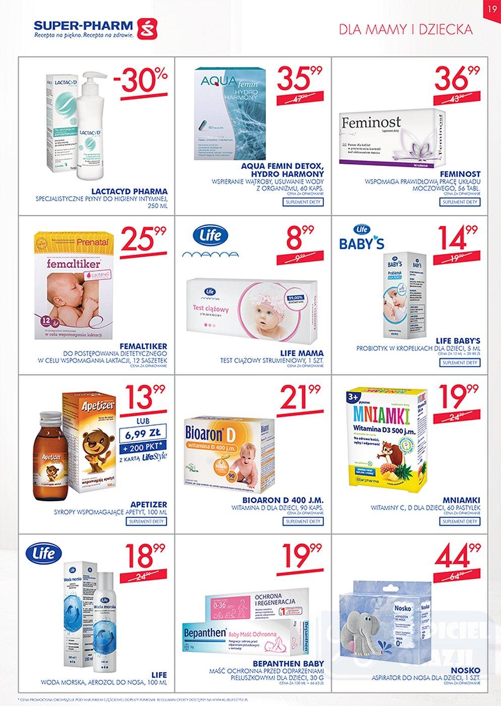 Gazetka promocyjna Superpharm str. 19