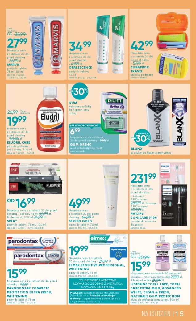 Gazetka promocyjna Superpharm str. 15