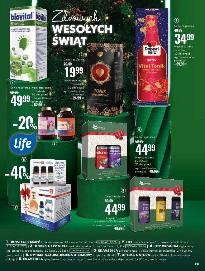 Gazetka promocyjna Superpharm str. 23