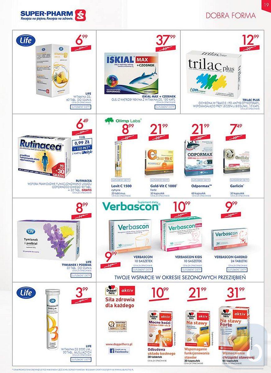 Gazetka promocyjna Superpharm str. 19