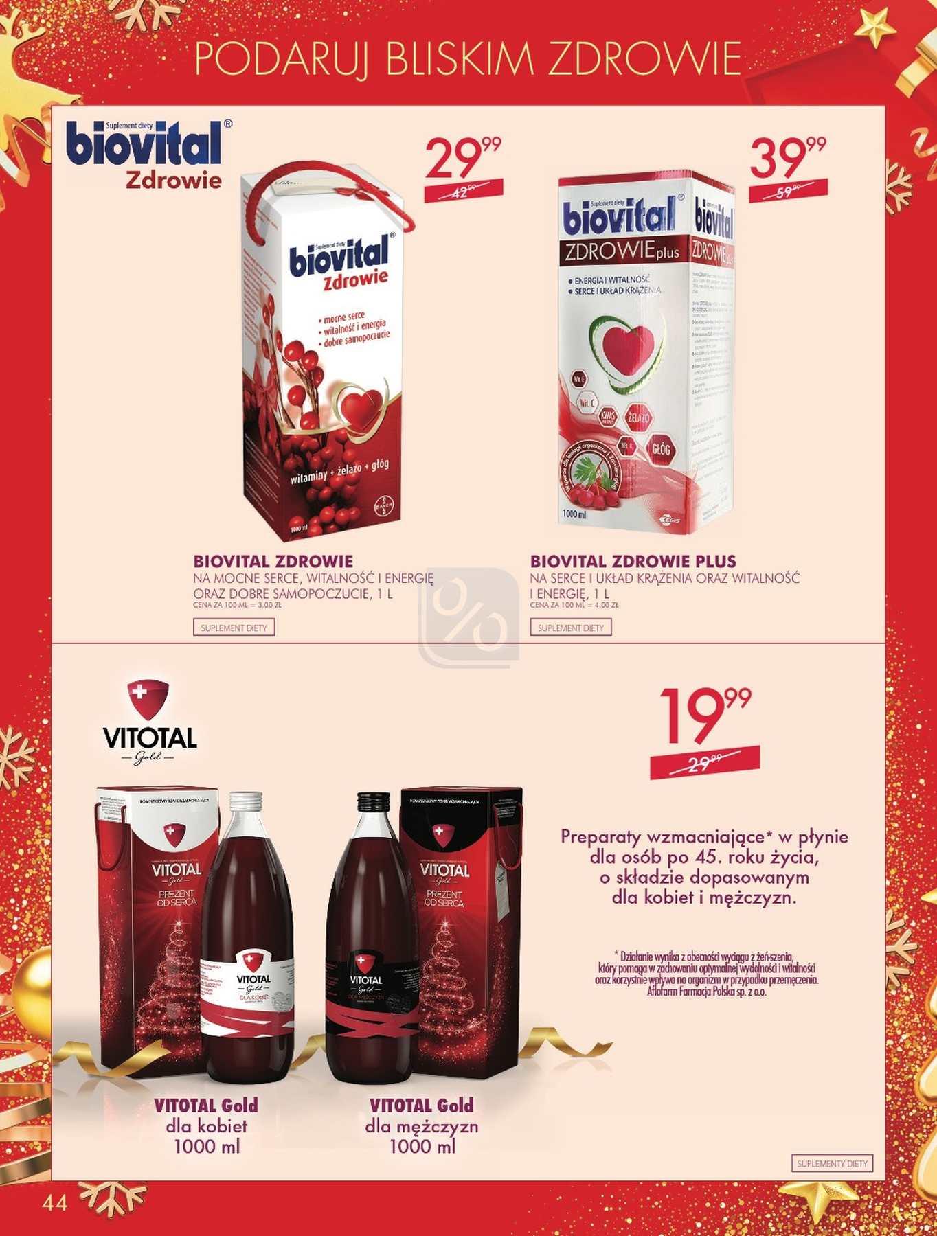 Gazetka promocyjna Superpharm str. 44