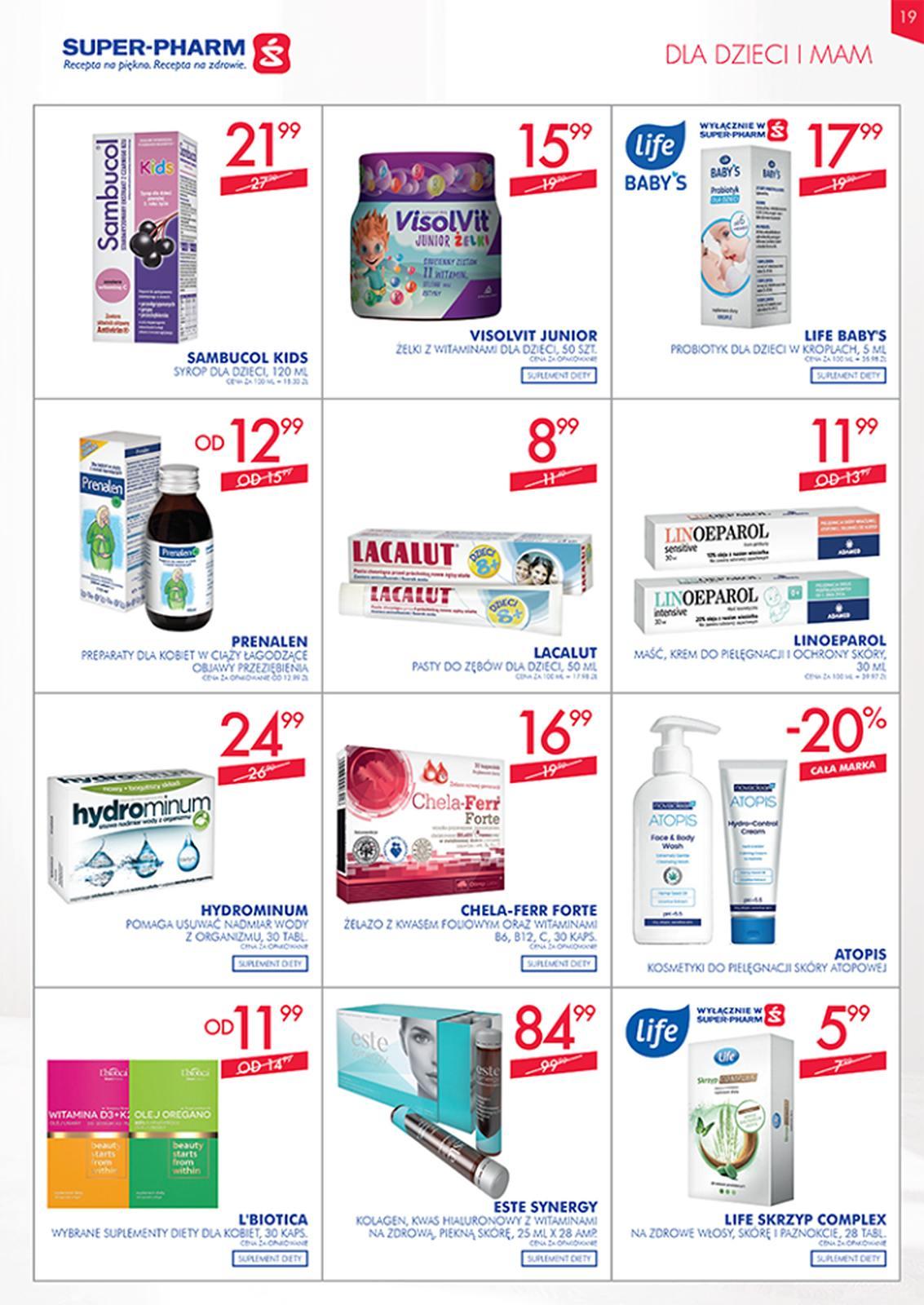 Gazetka promocyjna Superpharm str. 19