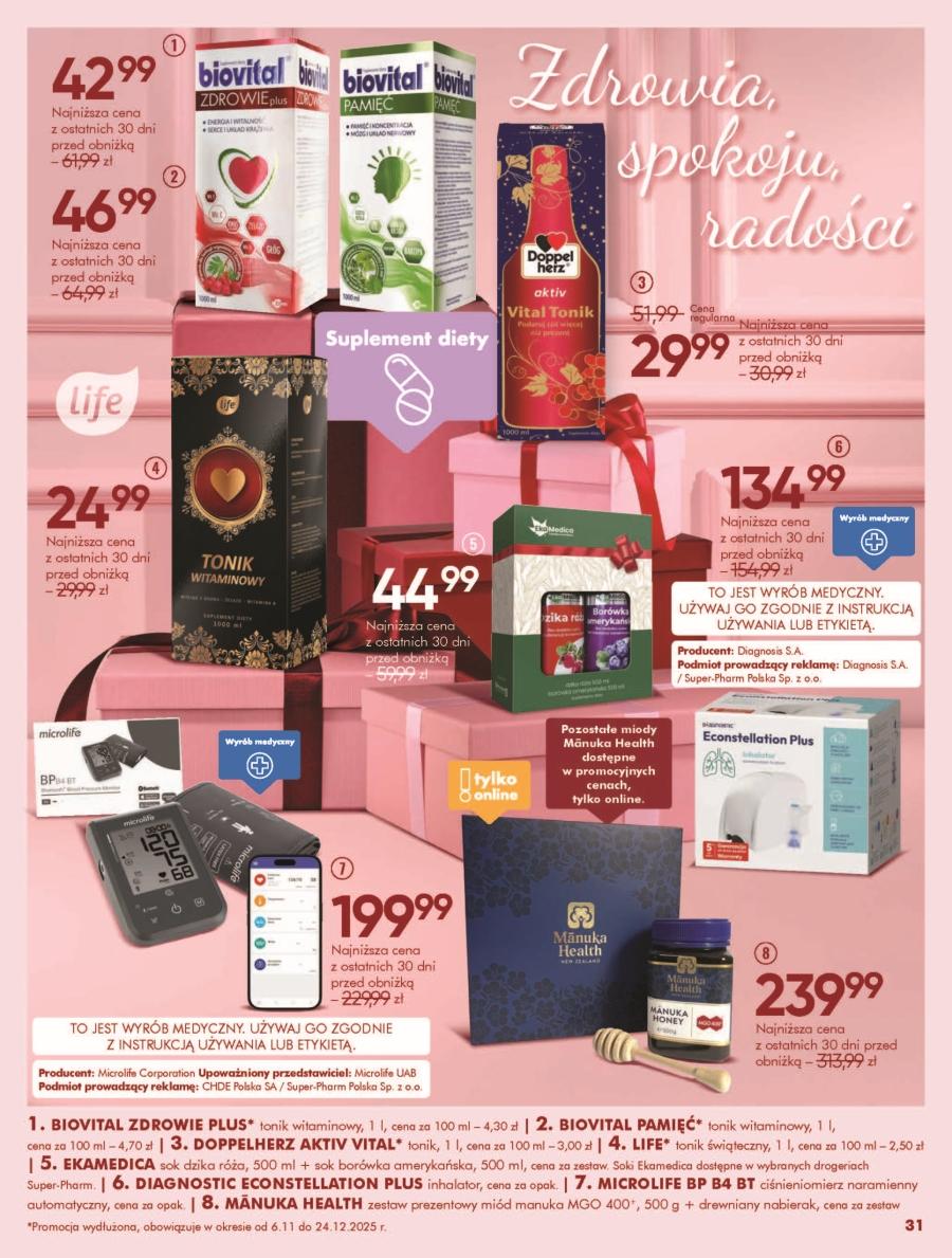 Gazetka promocyjna Superpharm str. 31