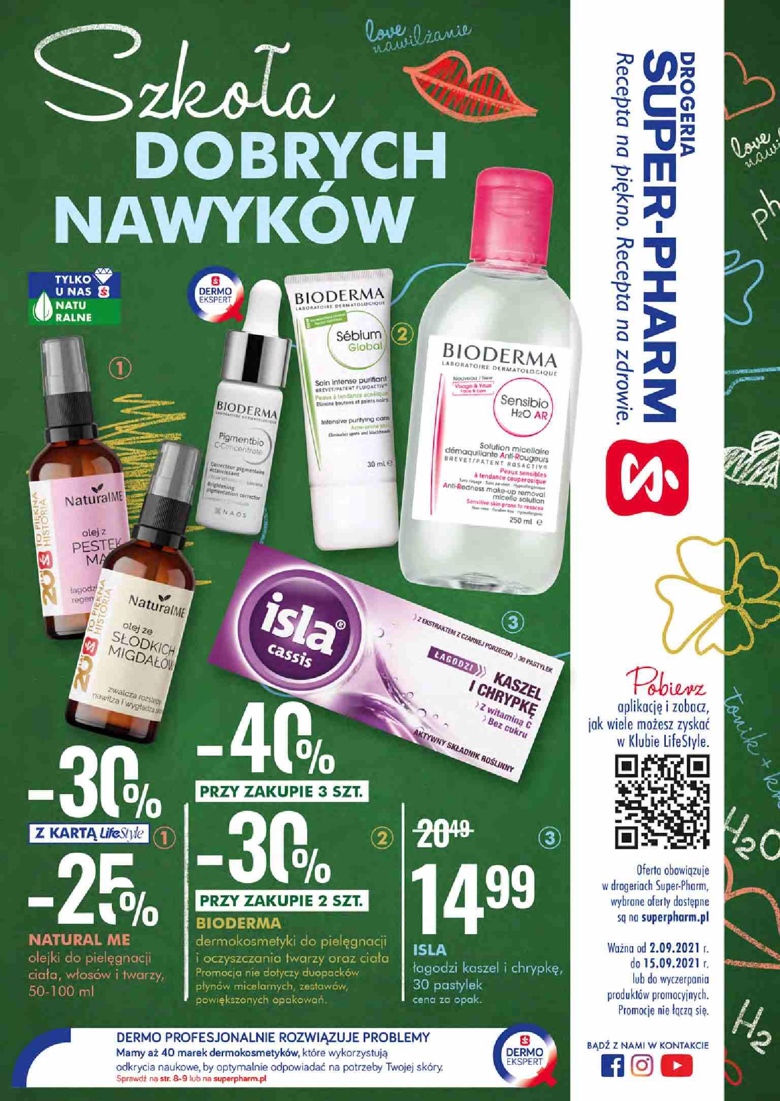 Gazetka promocyjna Superpharm str. 1