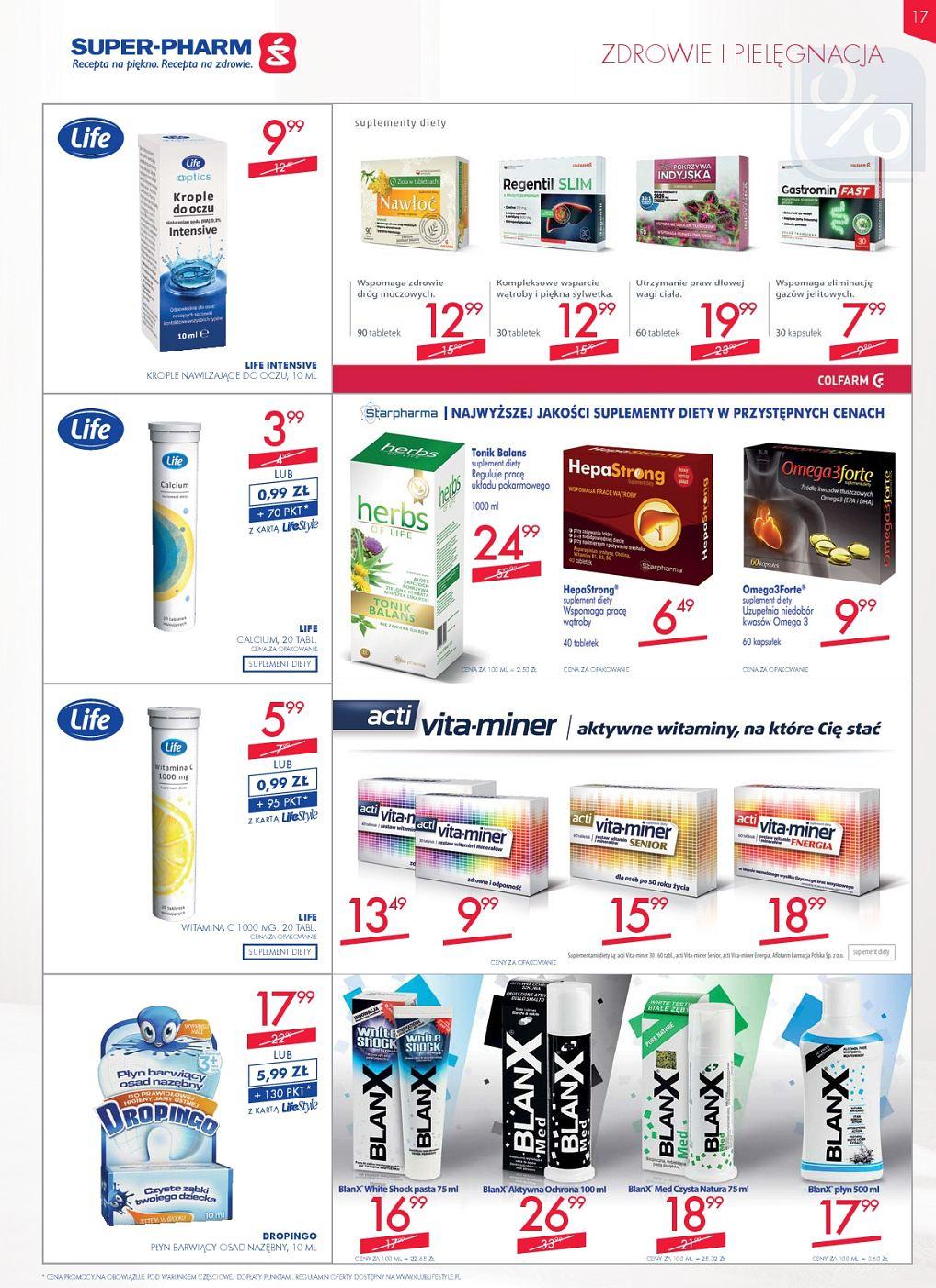 Gazetka promocyjna Superpharm str. 17
