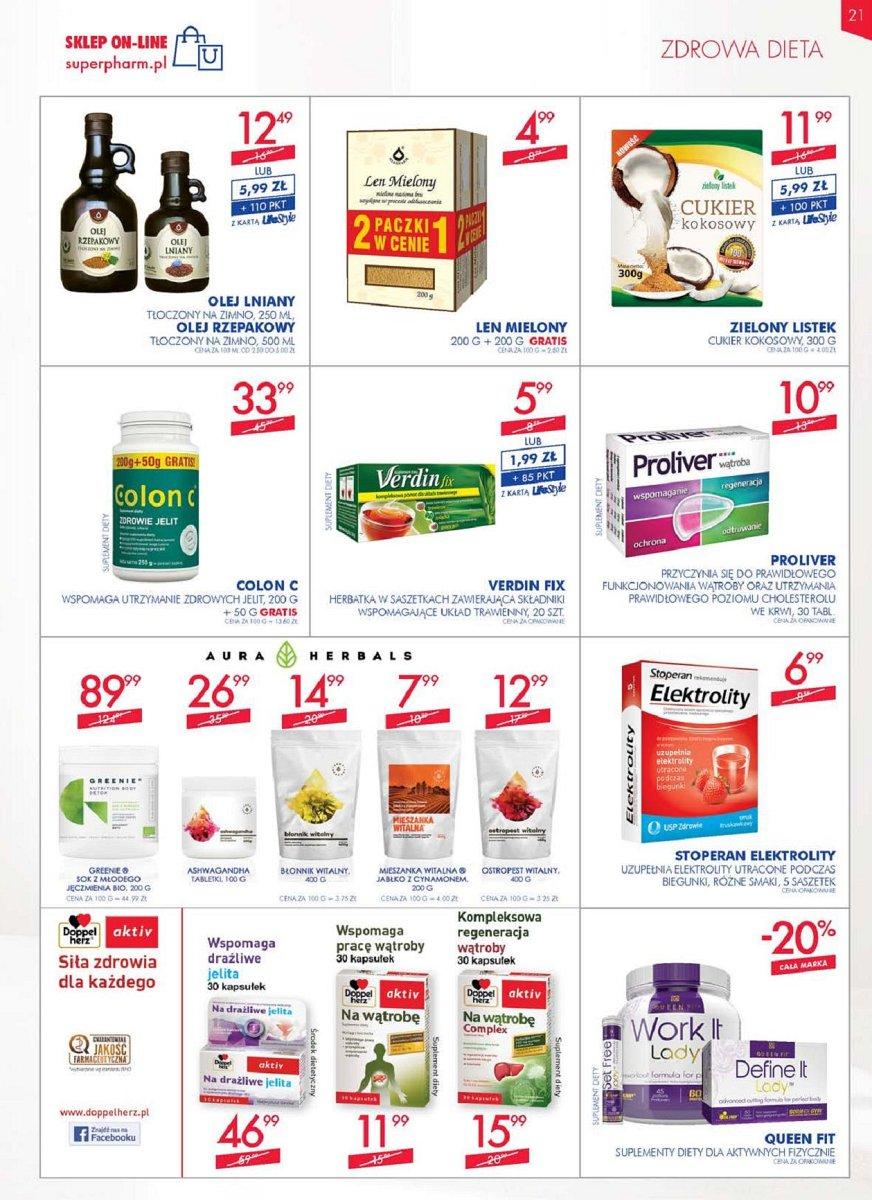 Gazetka promocyjna Superpharm str. 21