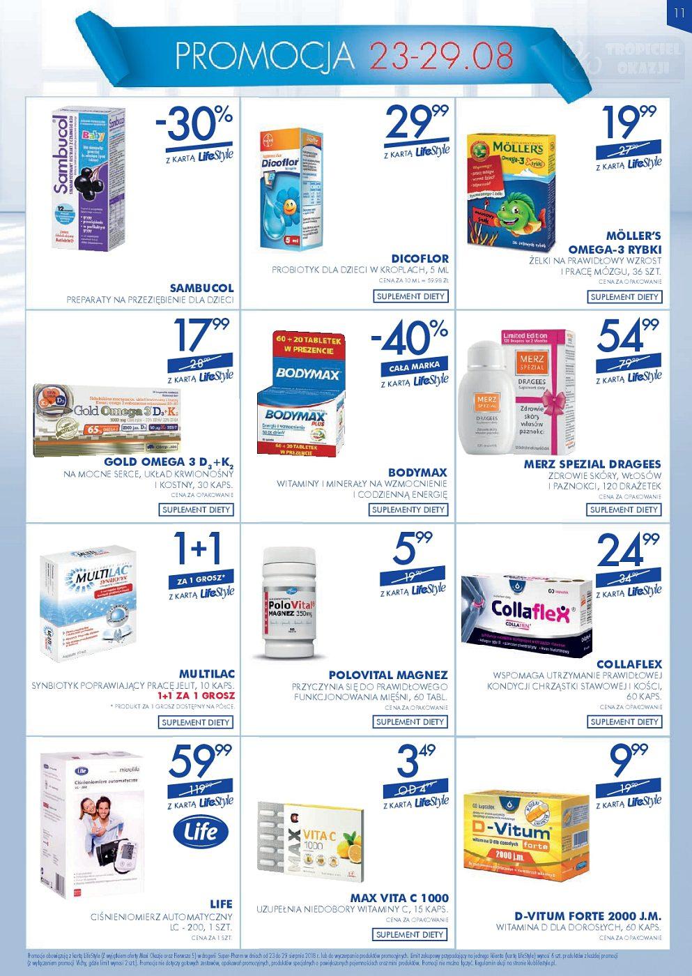 Gazetka promocyjna Superpharm str. 11