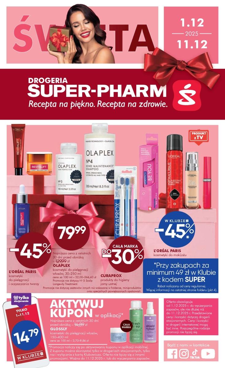 Gazetka promocyjna Superpharm str. 1