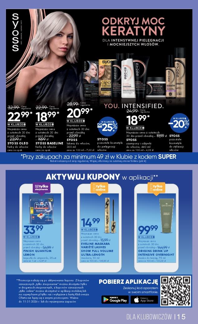Gazetka promocyjna Superpharm str. 15