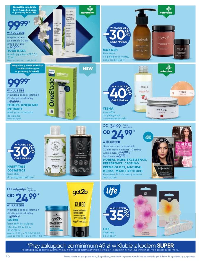 Gazetka promocyjna Superpharm str. 16