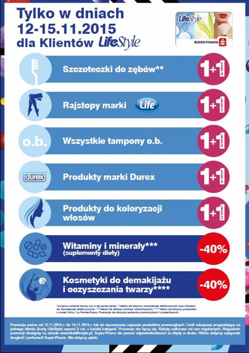 Gazetka promocyjna Superpharm str. 1