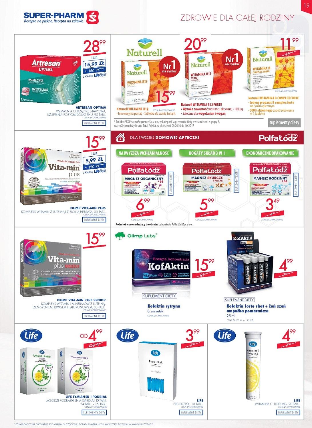 Gazetka promocyjna Superpharm str. 19