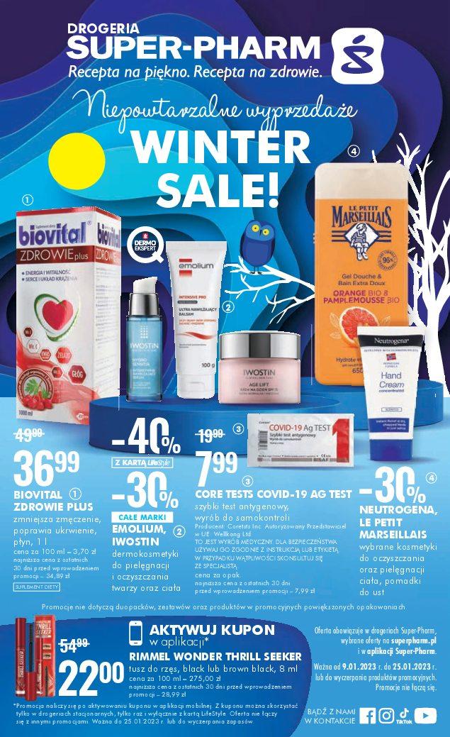 Gazetka promocyjna Superpharm str. 1