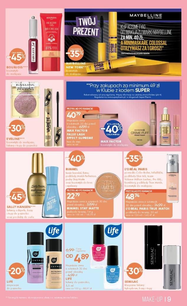 Gazetka promocyjna Superpharm str. 9