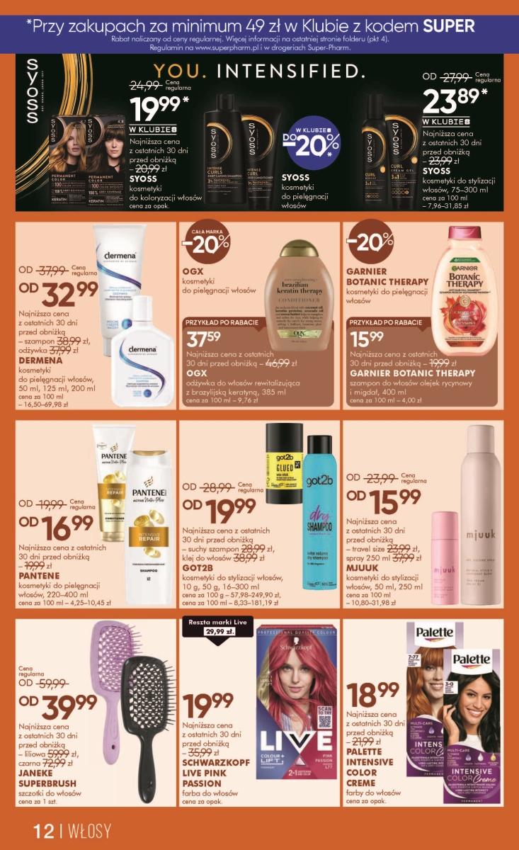 Gazetka promocyjna Superpharm str. 12