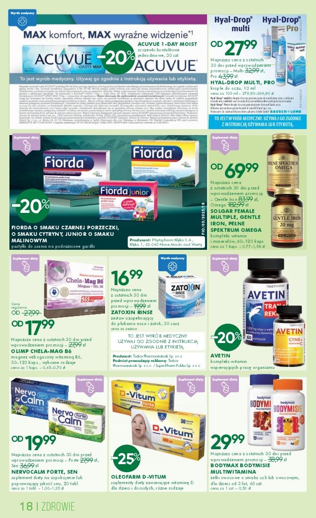 Gazetka promocyjna Superpharm str. 18