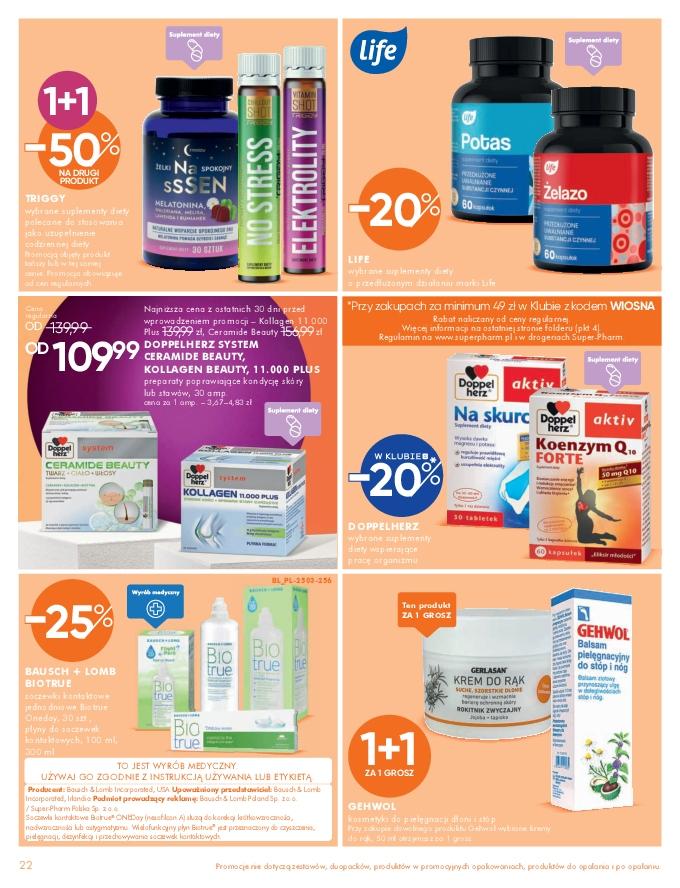 Gazetka promocyjna Superpharm str. 22