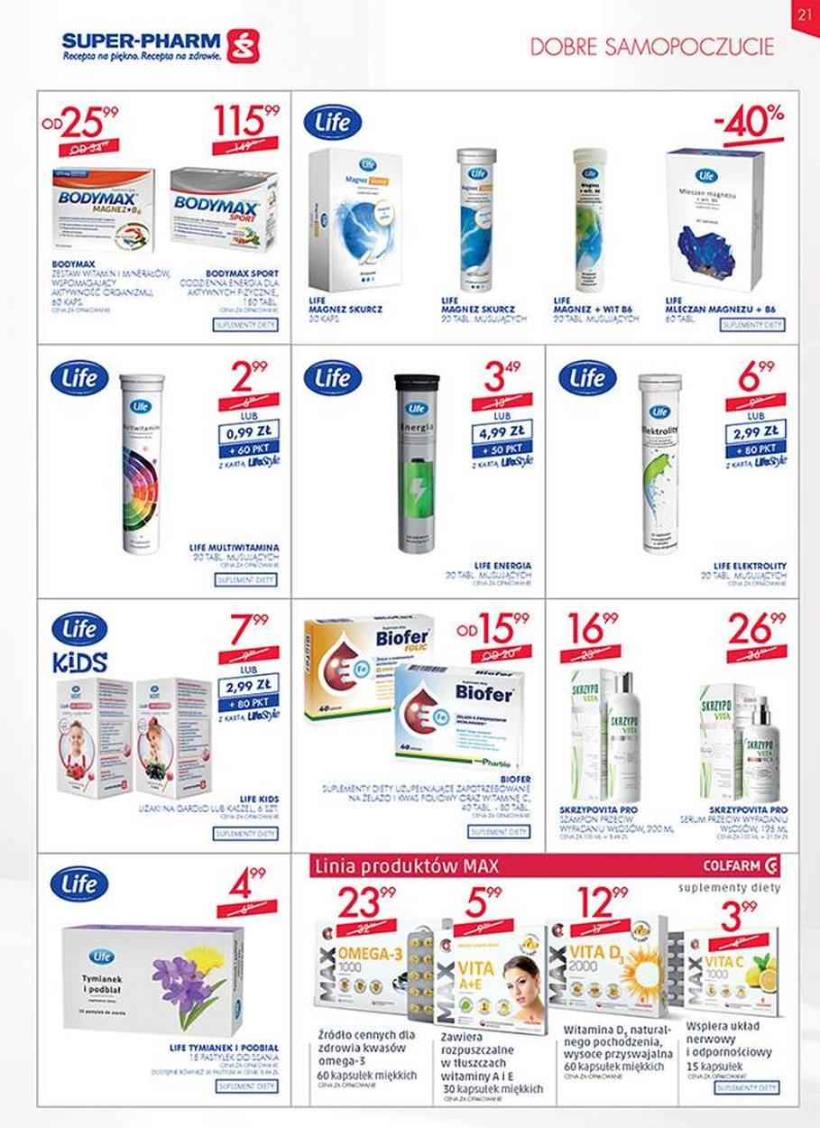 Gazetka promocyjna Superpharm str. 21