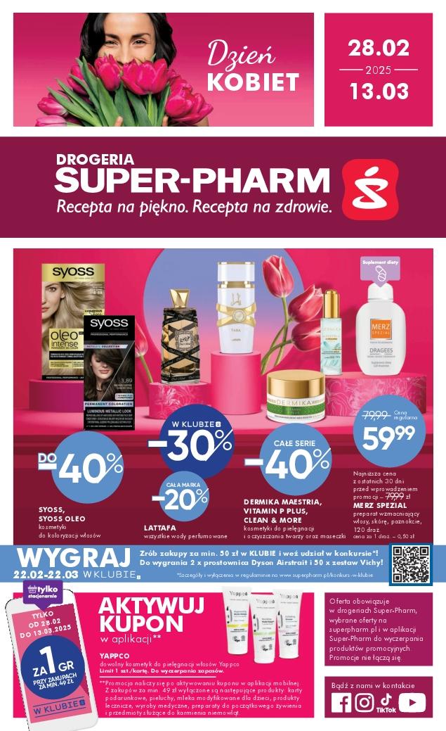 Gazetka promocyjna Superpharm str. 1