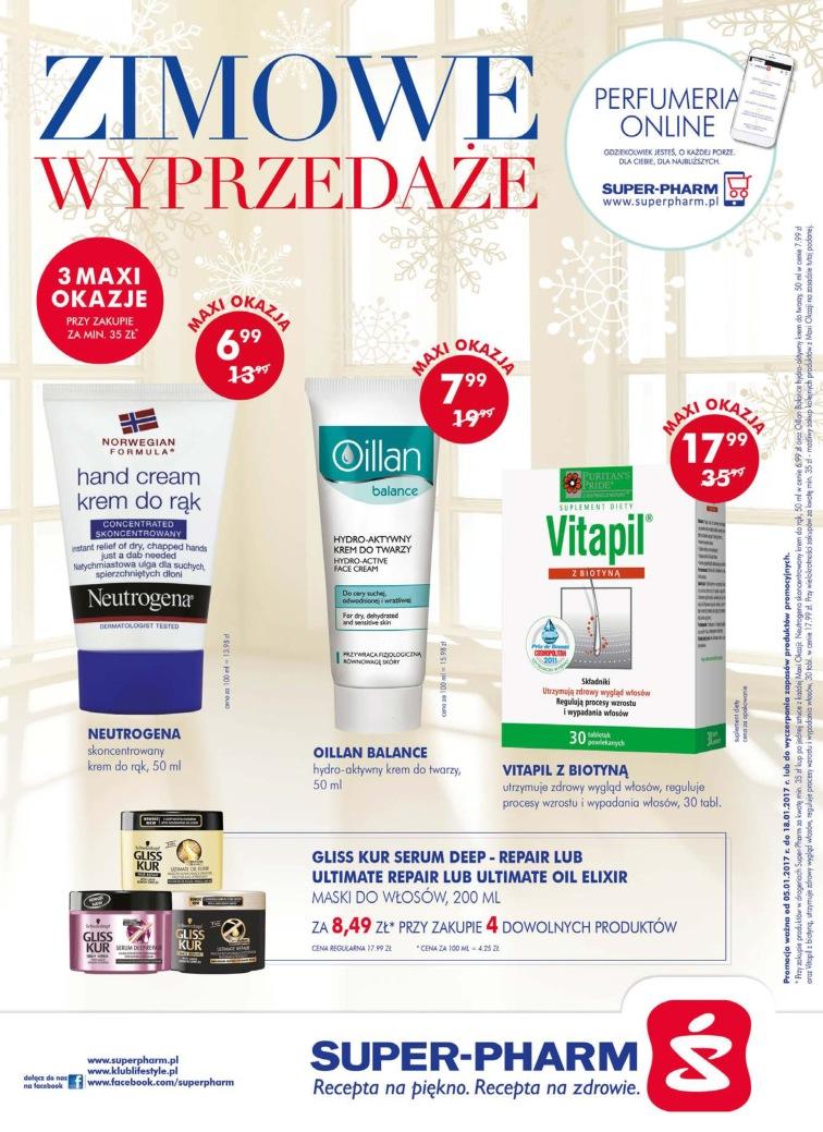 Gazetka promocyjna Superpharm str. 1
