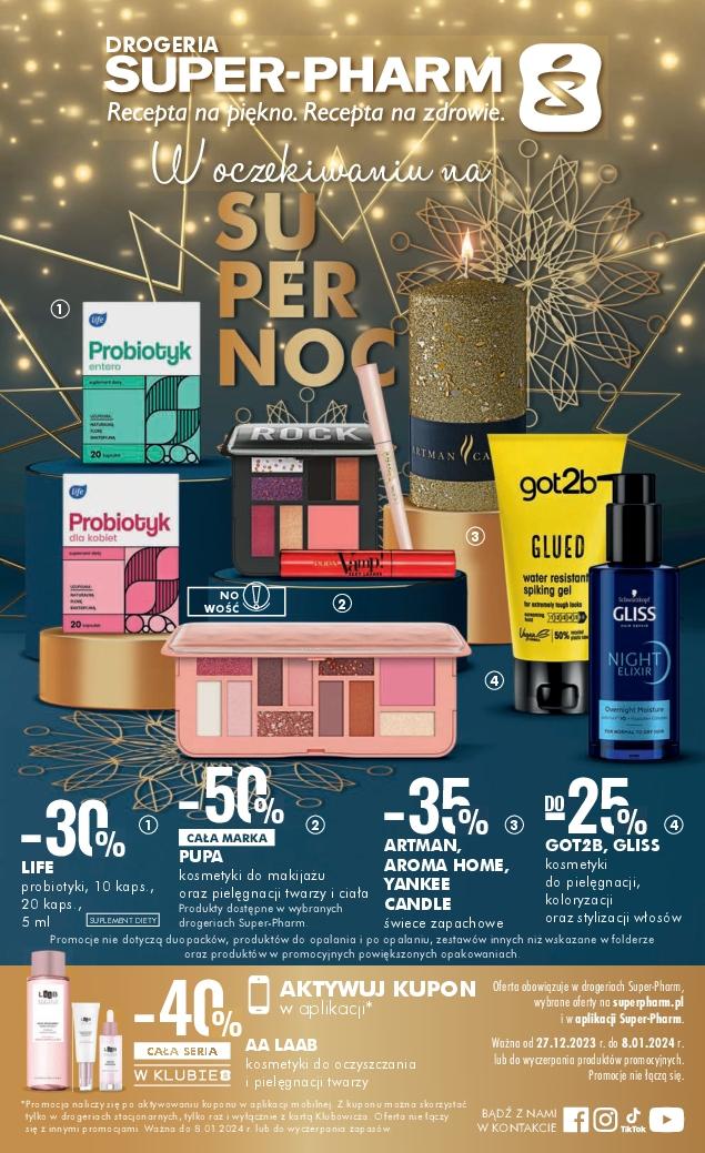 Gazetka promocyjna Superpharm str. 1