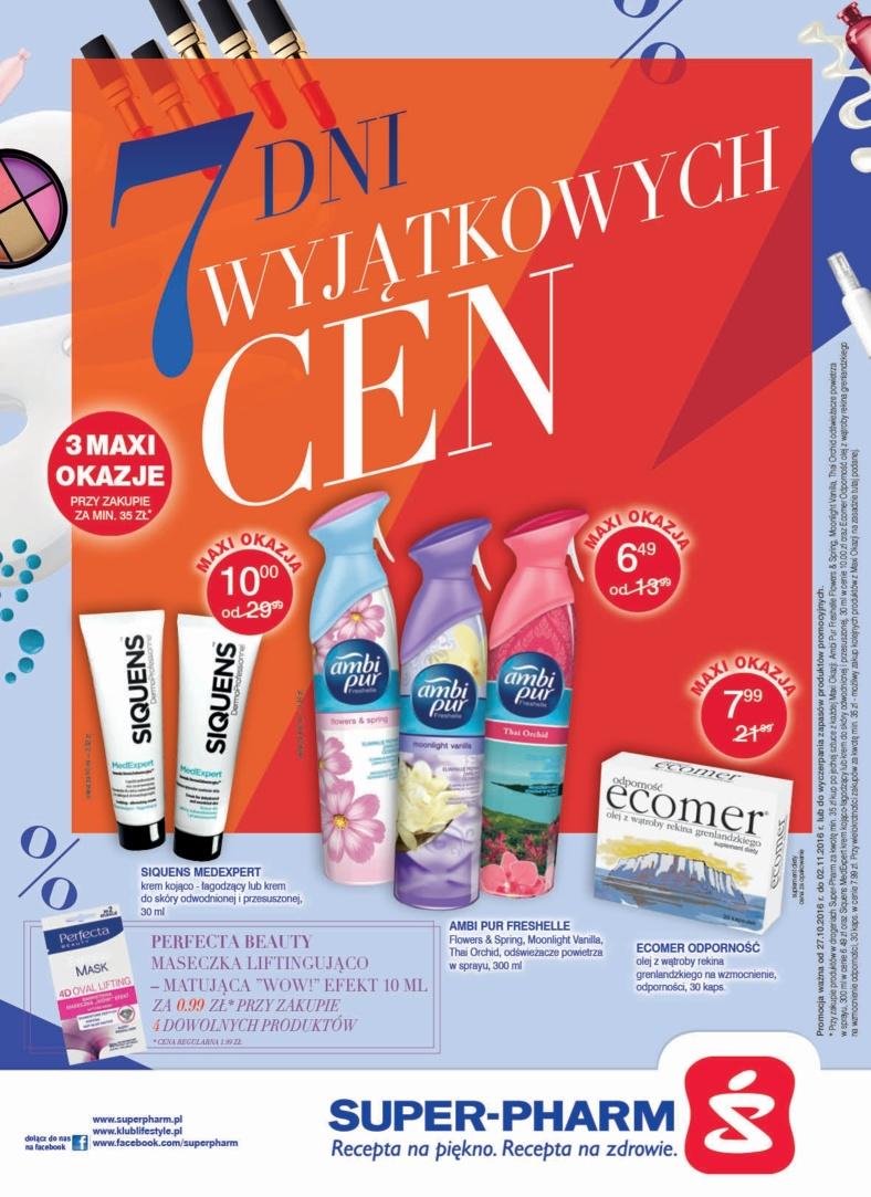 Gazetka promocyjna Superpharm str. 1