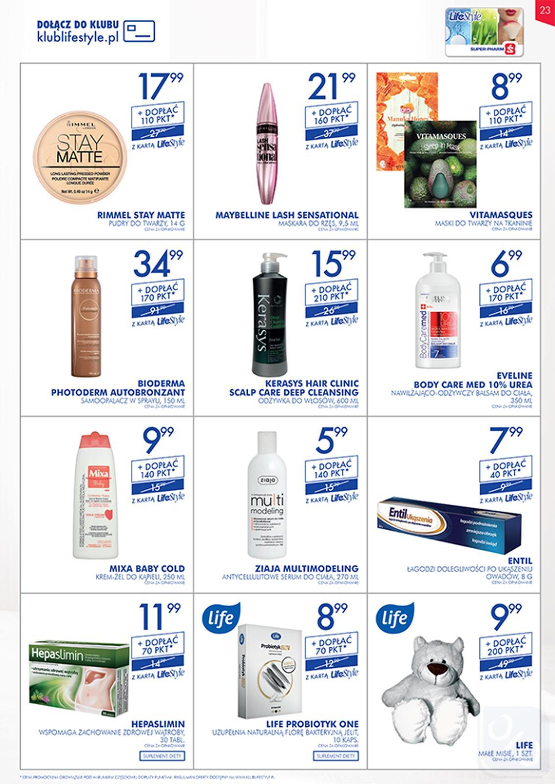 Gazetka promocyjna Superpharm str. 23