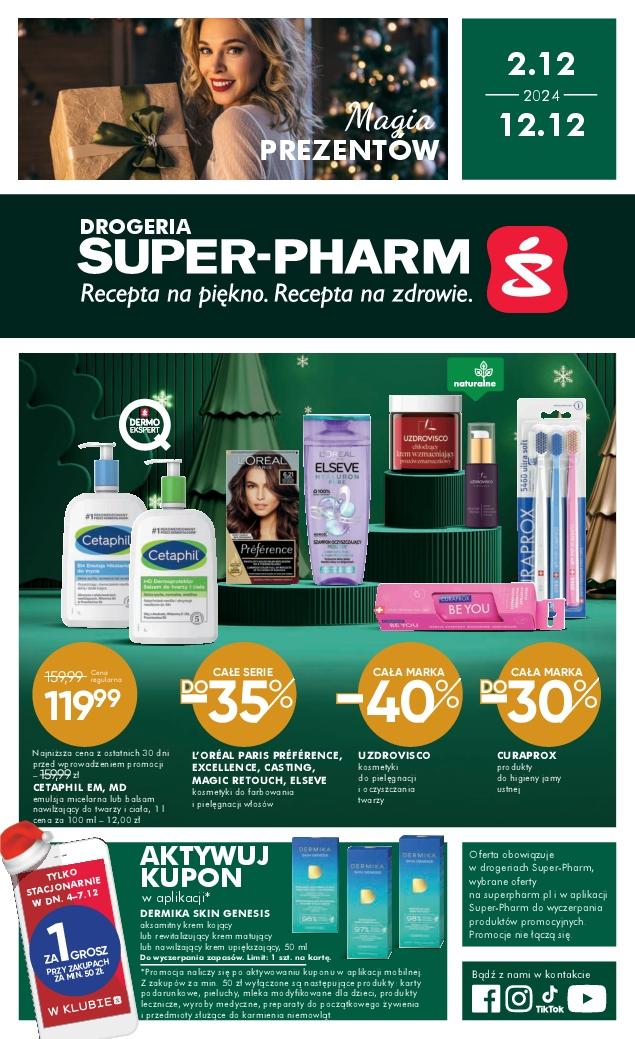 Gazetka promocyjna Superpharm str. 1