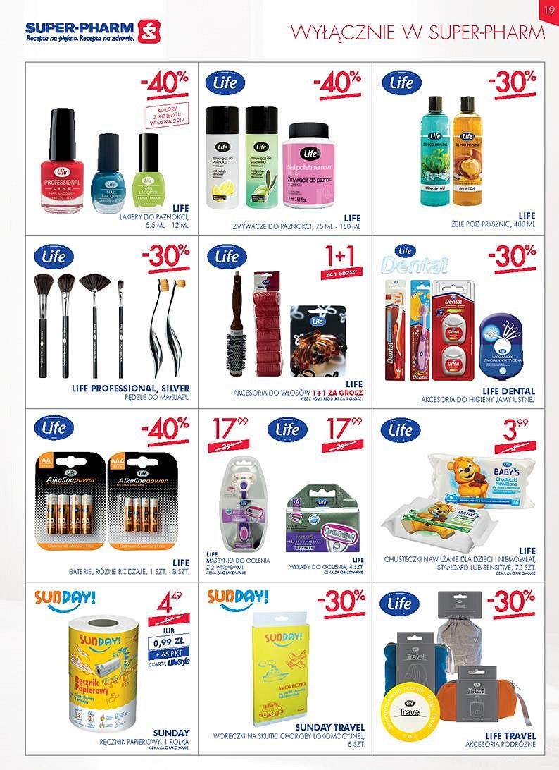 Gazetka promocyjna Superpharm str. 19