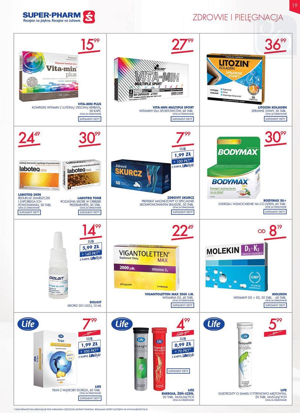 Gazetka promocyjna Superpharm str. 19