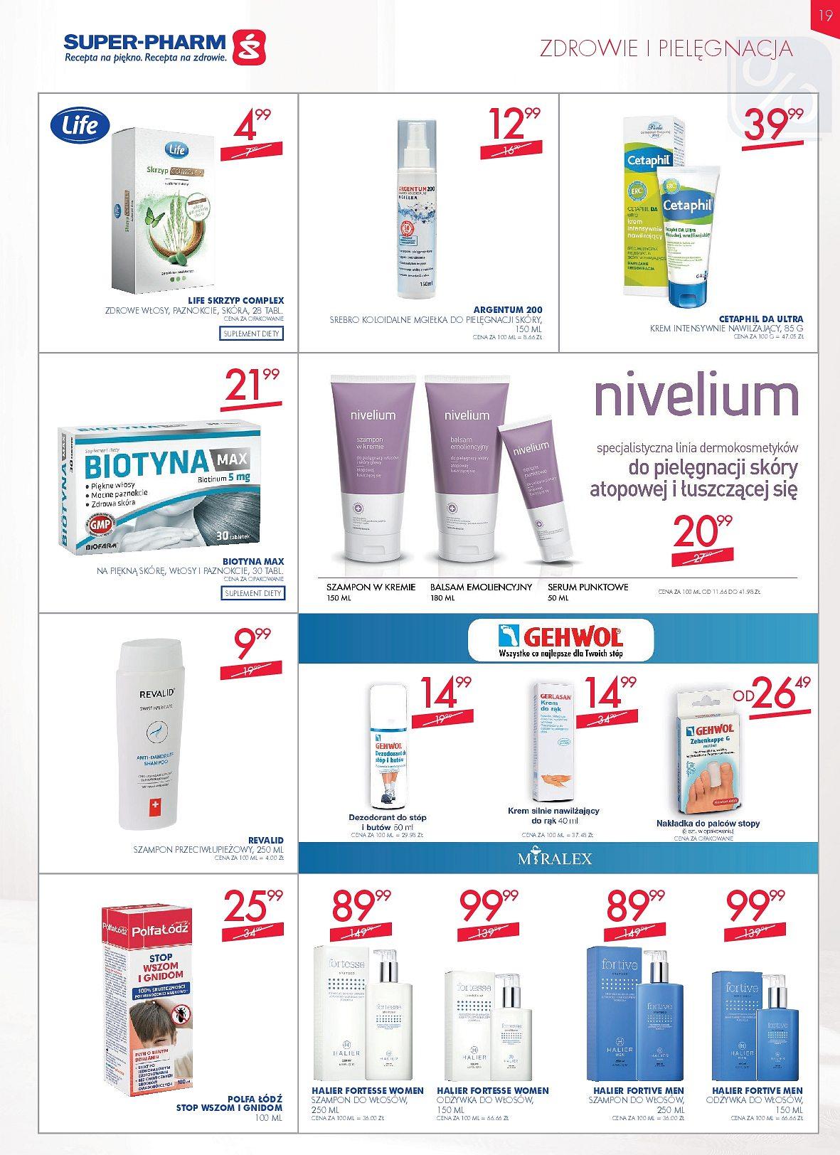 Gazetka promocyjna Superpharm str. 19