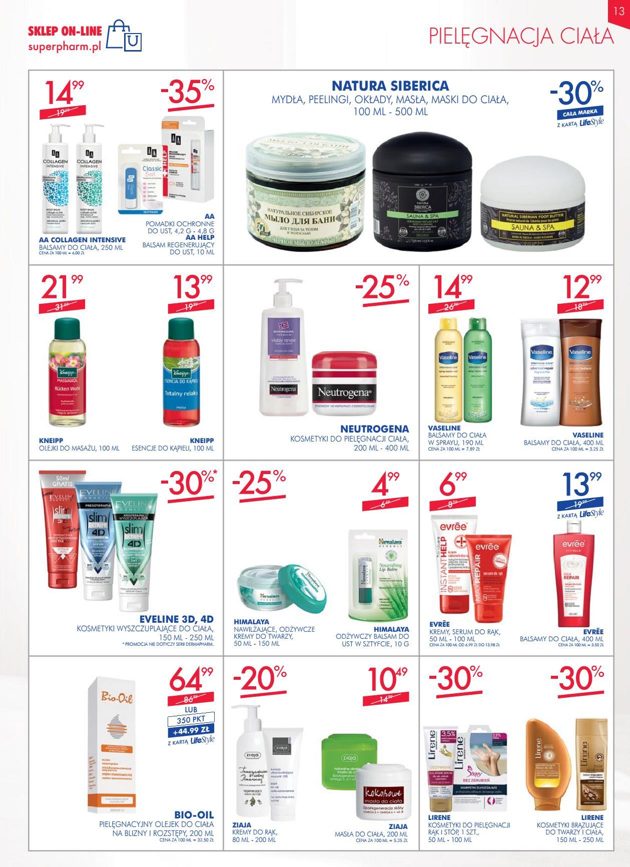 Gazetka promocyjna Superpharm str. 13